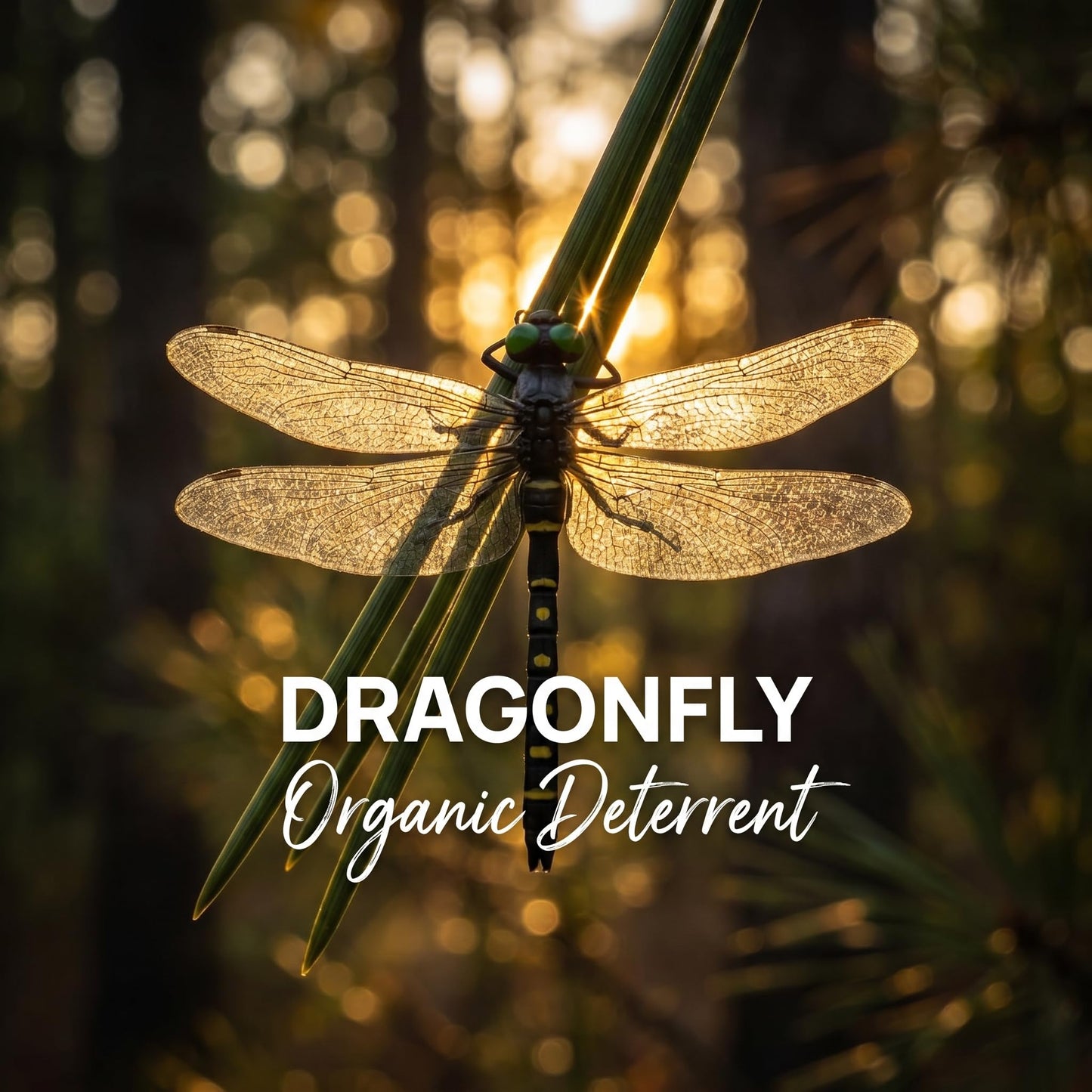 BLMRME 3D Artificial Dragonfly Bug Repellent, Lifelike Dragon Fly Clips for Bugs Repellent, Durable Outdoor Garden Decor, Realistic Fly Deterrent for Patio Yard Plants