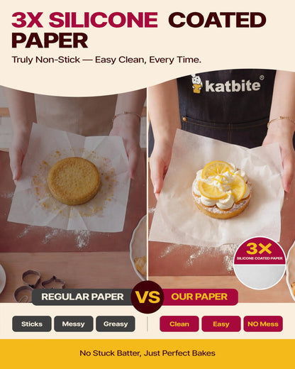 Katbite Tulip Cupcake Liners Holders 200PCS, Muffin Baking Cups, Cupcake Wrapper for Party, Wedding, Birthday, Christmas