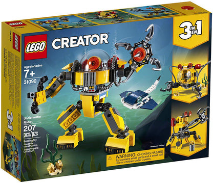 LEGO Creator 3in1 Underwater Robot 31090 Building Kit (207 Pieces)