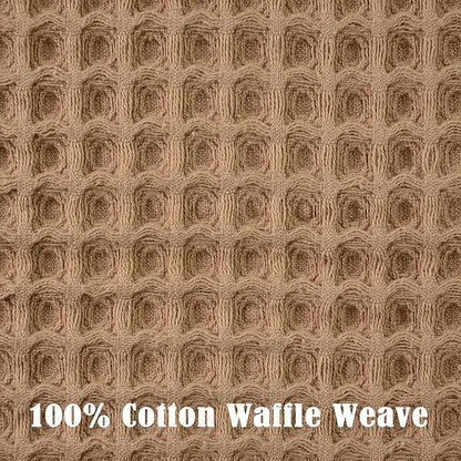 Jacquotha Waffle Bathroom Hand Towels 5-Piece – Cotton, Lightweight, Lint Free