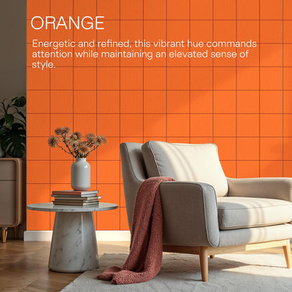 MaxGear Large Cork Board for Wall 36" x 24", Orange Bulletin Board, 6 Pack Felt Wall Tiles with Pushpins, Cork Boards for Office Push Pin Board Tack Board Felt Board