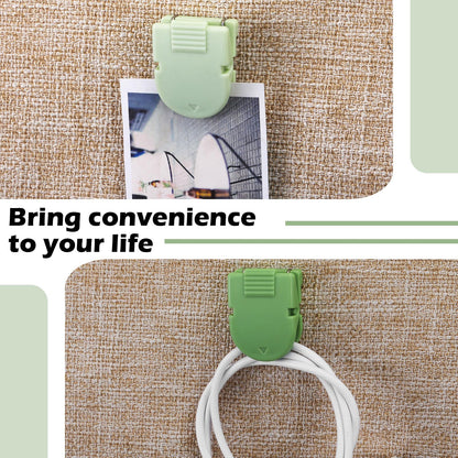 Feifeiya 25 Pcs Cubicle Clips Fabric Panel Cubicle Accessories Fabric Partition Panel Wall Clip Office Photos Wall for Notes Memos Standard Size, 40-Sheet Capacity (Sage Green)