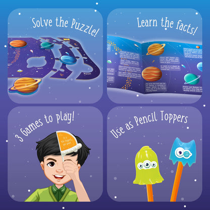 Imagimake Mapology Solar System for Kids | Educational Toys for Kids 5-7 | Space Toys | Puzzles for Boys & Girls Ages 4-8 | 6 Year Old Boy Gifts & Girl Gifts