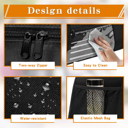 Boczif Grill Utensil Storage Bag, BBQ Tool Organized Bags, Barbecue Hardware Grill Accessories Carry Bag, Picnic Cooking Tools Holder Pouch for Camping, Outdoor BBQ