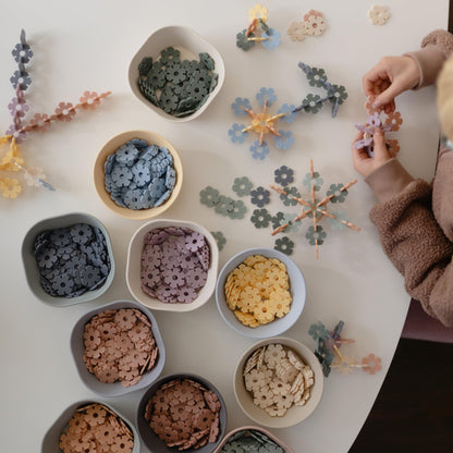 mushie HEX Connect Building Toy Set | 100 Pieces for Kids 5 Years+ | Preschool Educational and Toddler Montessori Toys