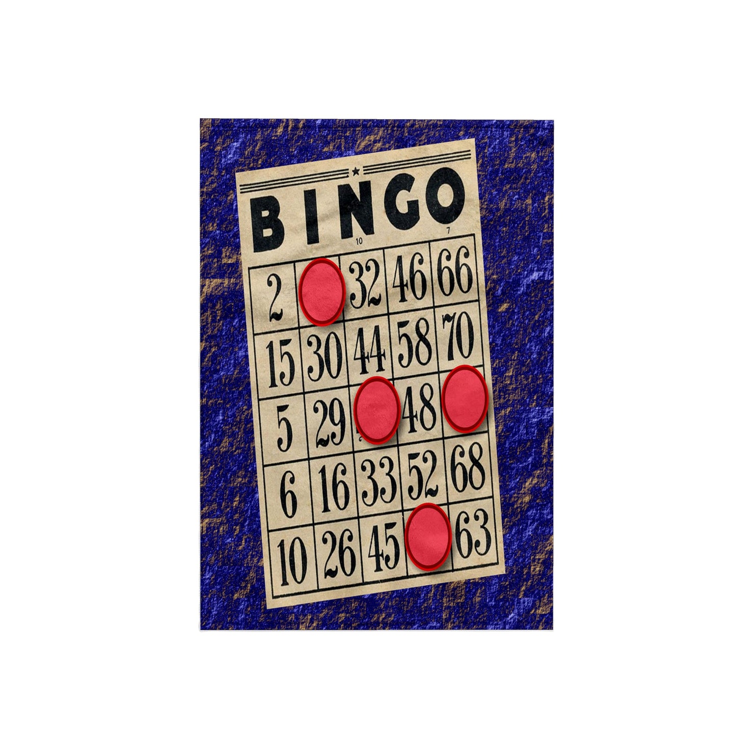 3D Rose TWL_238273_1 Playing Bingo Towel, 15" x 22"