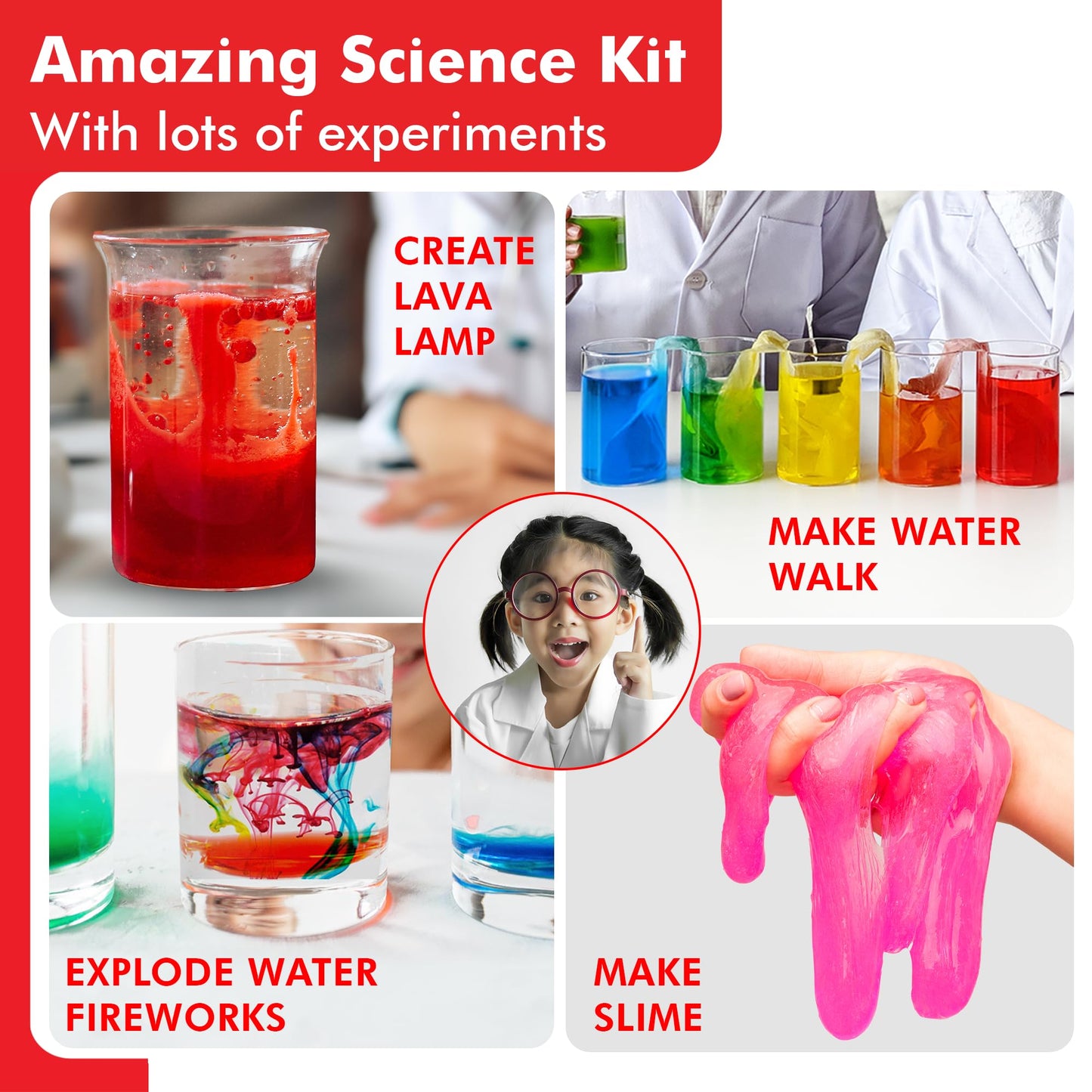 Doctor Jupiter Little Genius Kit | Educational Science Kits, STEM Toys for 4-5-6 Year Old Boys & Girls | Preschool Learning Toys & Activities | Science Experiments, Gifts for Kids 4-5-6 Year Old