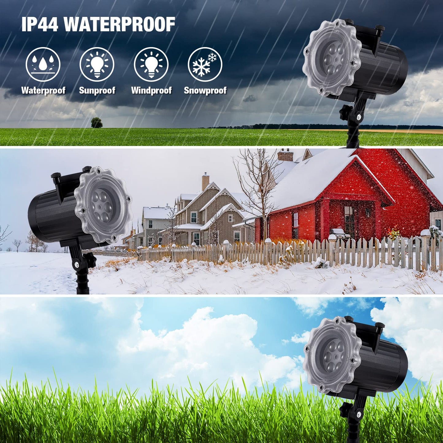 Treela Halloween Projector Lights Outdoor 12 Slides LED Ghost Pumpkin Lights Outside Decorations for Holiday Garden Decorations(Style A)
