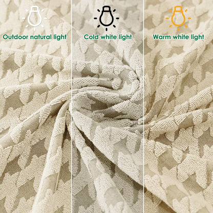 MAXIJIN Stretch Couch Cover Sofa Covers for 3 Cushion Couch (71"-91" Washable Sofa Slipcovers with Non-Slip Foam & Elastic Strap, Dog Cat Pet Friendly Furniture Protector (Large, Beige)
