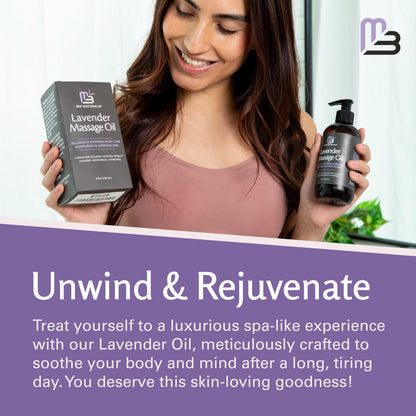 M3 Naturals Firming Body Massage Oil with Collagen & Stem Cell – Helps Smooth The Appearance of Cellulite & Improve Skin Texture – Refreshing Aromatherapy Body Oil for Legs & Full Body – 16 Fl Oz