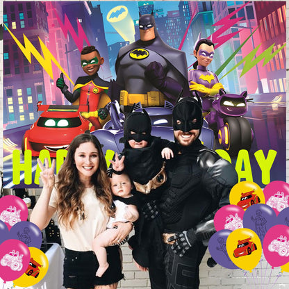 Wheels of Bat Backdrop 5x3 Vinyl Wheels of Bat Birthday Party Supplies Photography Background Picture Photoshoot Cake Table Decor Banner Shoot Drapes Poster