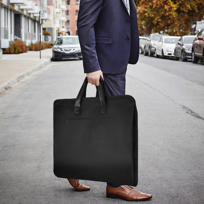 Univivi 43" Garment Bags for Travel, Heavy Duty Suit Travel Bag for Men&Women, Foldable Garment Bags for Hanging Clothes with 5 Zipper Pockets for Suit, Coats, Shirt,Short Dress