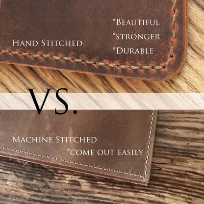 Genuine Leather Notebook Holder for 3" x 5" Top spiral Notebook, Leather Cover for Rite in the Rain Top Spiral Notebook 3" x 5"