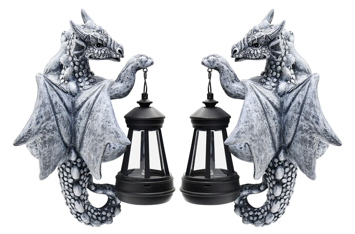Fashionoda Dragon Tree Hugger Garden Decor - 9.3 Inch Garden Statues Lawn Ornaments for Outside Balcony Yard Whimsical Art Outdoor,Medieval Fantasy Halloween Decor