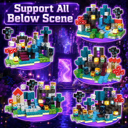 200 PCS Magnetic Blocks - Light Up Magnetic Building Blocks for Kids, Magnet Cubes Stacking for Boys Girls, STEM Montessori Sensory Toys Ages 3 4 5 6 7 8 9 10 11 12 13 Birthday Gifts
