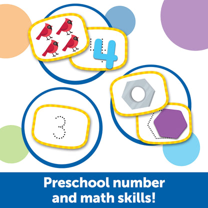 Learning Resources Skill Builders Preschool Numbers - Back to School Supplies, Teacher Must Haves, Toddler Learning Activities, Ages 3 and Up