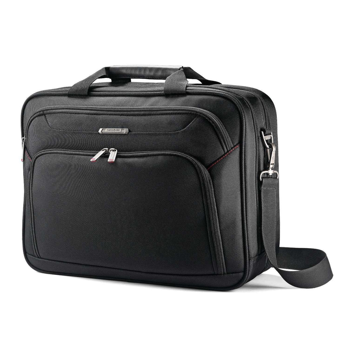Samsonite Xenon 3.0 Gusset Check-Point Friendly Tech Locker Brief, Black, Double Gusset