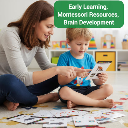 Activity Flash Cards, Workbook, Worksheet for Kids Ages 5, 6 | Toddler, Pre K, Kindergarten, Alphabet, Montessori Curriculum, Homeschooling Supplies, Preschool Early Learning