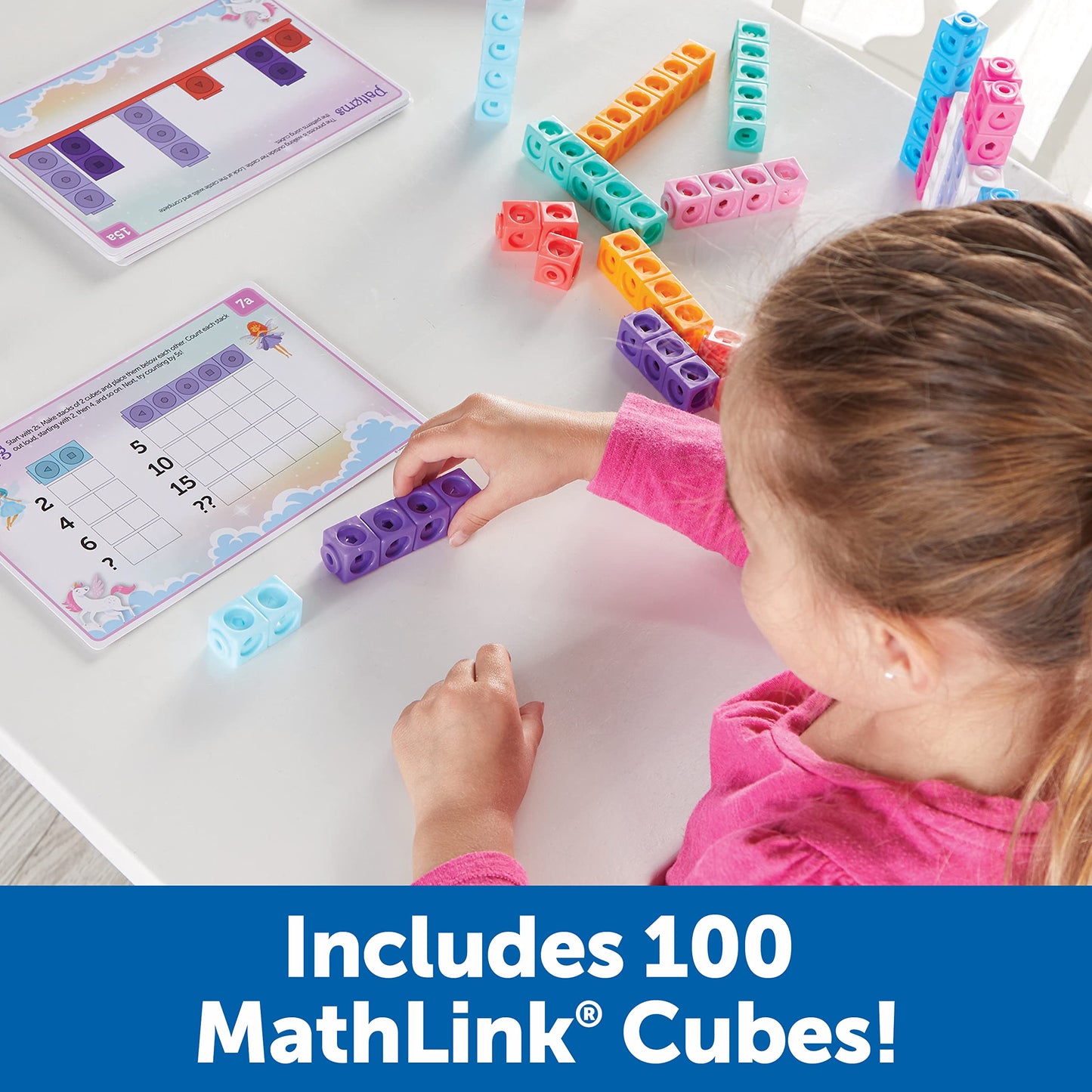 Fantastical Kindergarten Math Activity Set: MathLink Cubes by Learning Resources