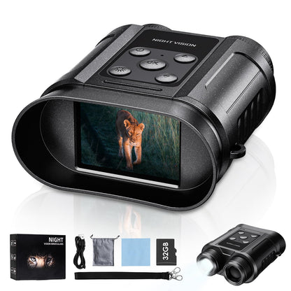 Gifts for Men and Teen Boys,Night Vision Goggles,Night Vision Binoculars,32GB Card Included, Photo/Video Capture,Outdoor Tools for Education, Wildlife Watching,Birthday Gifts for Boy,Men,Gift for Dad