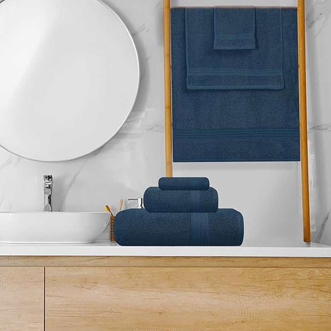 GLAMBURG Ultra Soft 8-Piece Towel Set