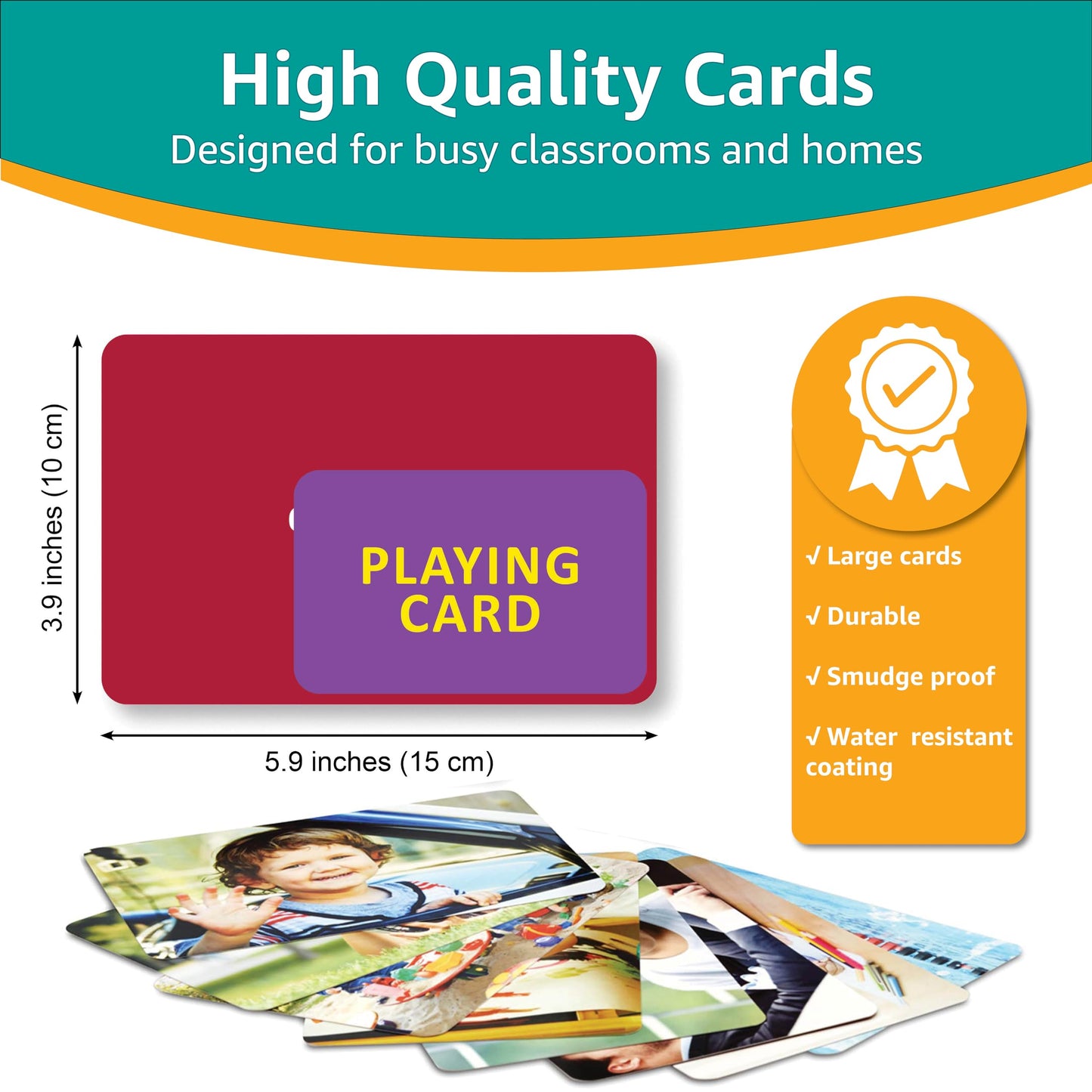 Picture My Picture Verbs Volume 1 Flash Card Set – Speech Therapy Tool for Vocabulary, Communication & Thinking, Scratch-Resistant with Activity Guide, Suitable for Education, ESL & ABA – Set of 40