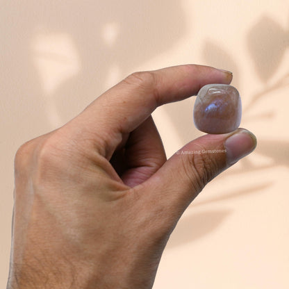 Amazing Gemstone Sun Moonstone Crystals and Healing Stones Tumbled - 1 Oz Sun Moonstone Stone, Natural Healing Stones for Energy Balance, Stress Relief - Polished Gems Rocks