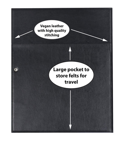 Foldable Flannel Board - Quiet Book| 14 x 23 Freestanding Felt Board for Toddlers and Felt Story Sets | Story Board for Kids Playtime | Use for Preschool Classroom and Homeschooling