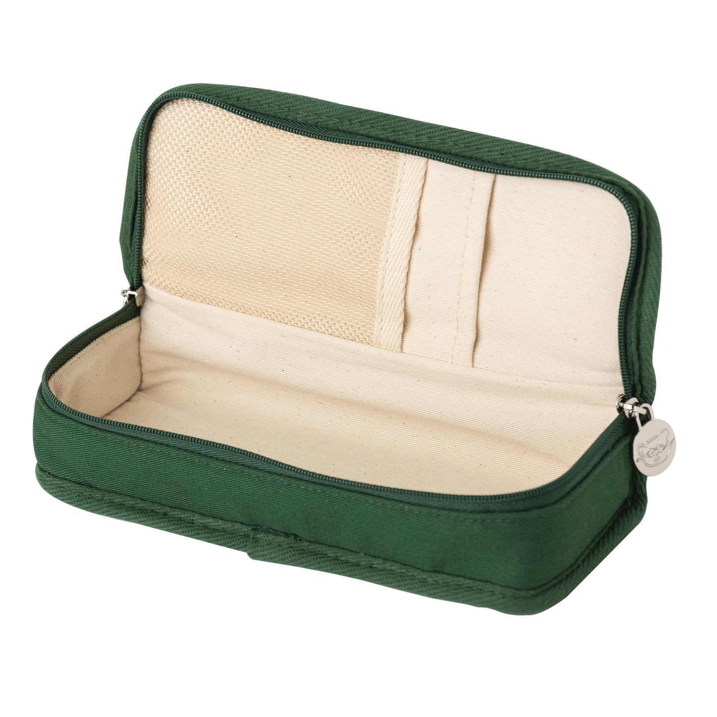 brunch brother Daily Green Pencil Case, Large Capacity Pencil Pouch with Ample Storage, Simple Design for Students and Professionals