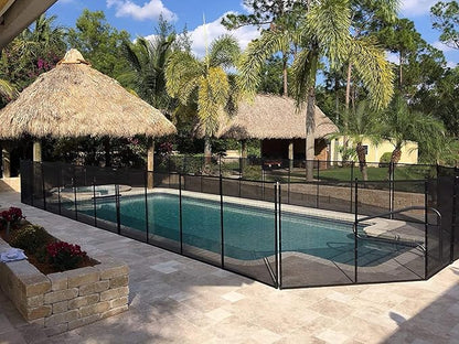Safety Fence for In Ground Pool Size: 5', Black