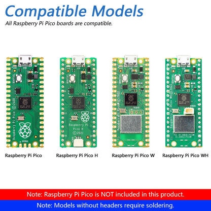 Freenove Bipedal Robot Kit for Raspberry Pi Pico (Not Included) (Compatible with Arduino IDE), LED Matrix Expressions, Obstacle Avoidance, Colorful Lights, Buzzer, Speaker, App