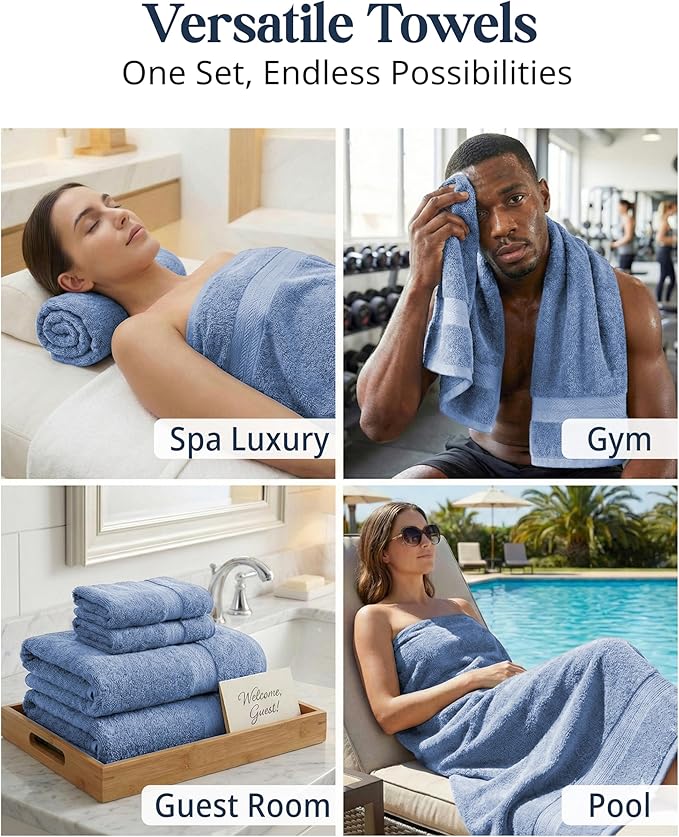 Lane Linen Bath Towel Set