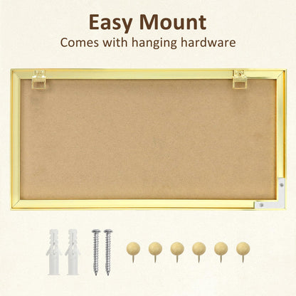 Umtiti Magnetic Weekly Dry Erase White Board and Cork Board, Aluminum Frame Mini Whiteboard，Magnetic Surface Whiteboard for Home Office and Wall Decor(ZHZL-2040JL)