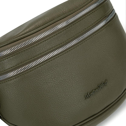 Montana West Crossbody Bags for Women Large Bum Bag Sling Belt Green Purse Fanny Packs with Adjustable Wide Strap, MWC-HB-638-GN