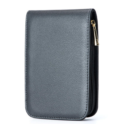 Lanxivi Fountain Pen Roller Pen Pu Leather Case for 12 Pens (Black)
