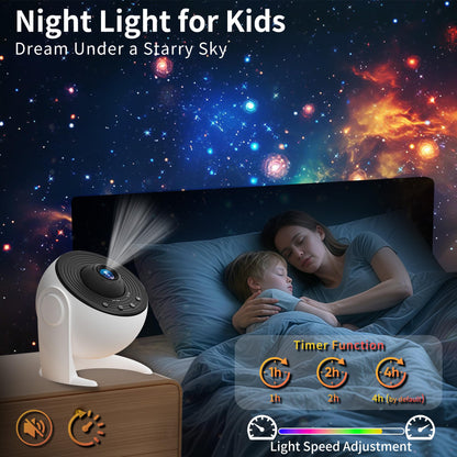 FlyLily Galaxy Projector for Bedroom, 13 in 1 Planetarium Star Projector with Solar System & Constellation, 360° Rotating Galaxy Light Projector, Space Night Light Projector for Kids Adults Gifts