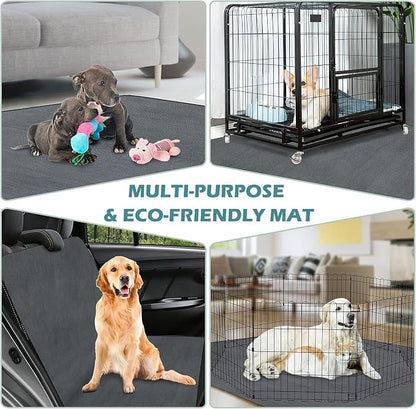 INVENHO Washable Pee Pads for Dogs 72"x72" Reusable Dog Pads Extra Large Upgrade Non-Slip Dog Pee Pads Heavy Absorbency Puppy Pee Pads Quick Dry Whelping Pads/Waterproof Puppy Training Pad