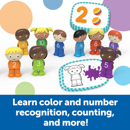 Learning Resources Skill Builders! Toddler 1-10 Counting Kids - 20 Pieces, Ages 2+ Toddler Learning Activities, Educational Activities for Toddlers, Preschool Must Haves