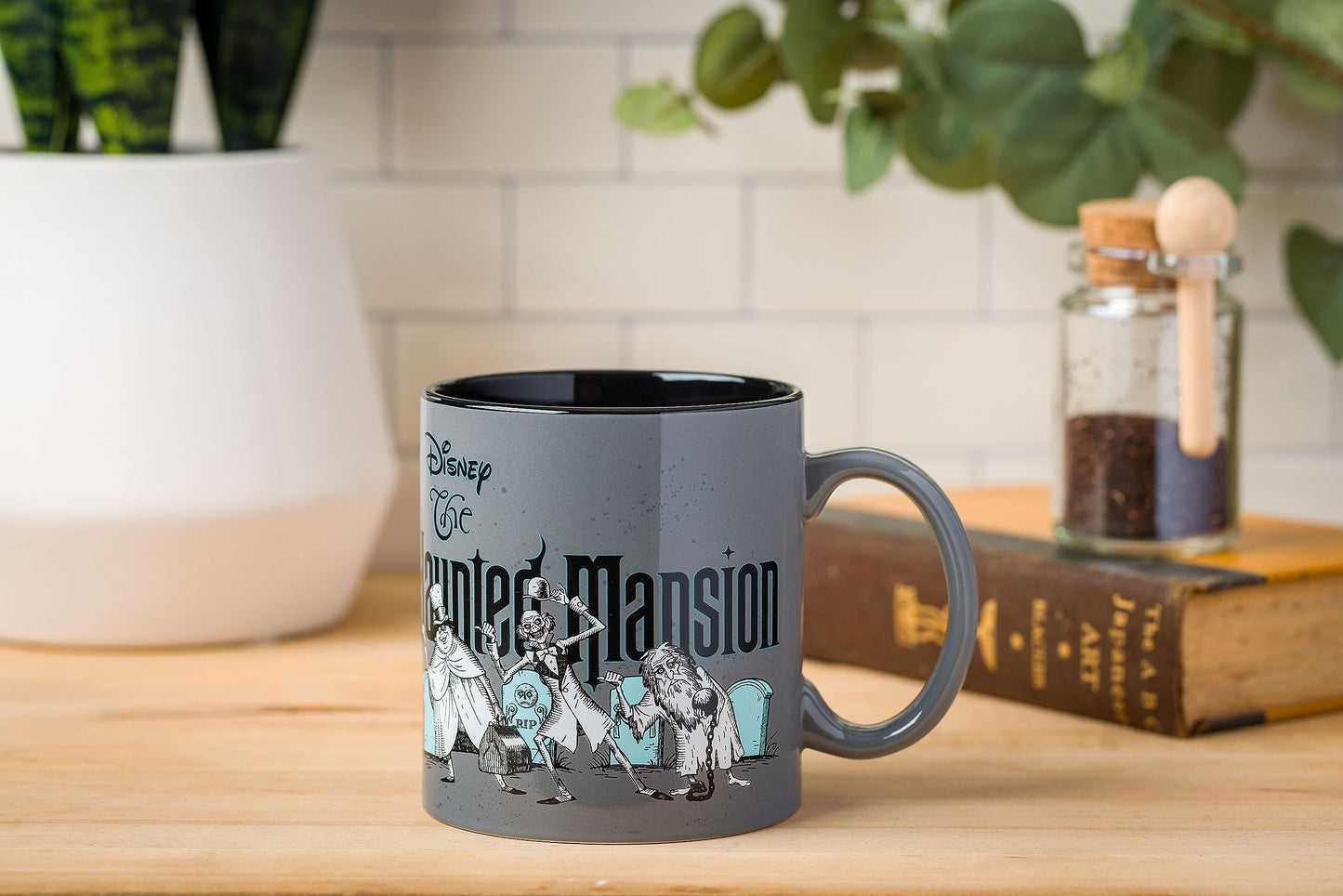 Silver Buffalo Haunted Mansion Beware Ceramic Mug, 20 Ounces