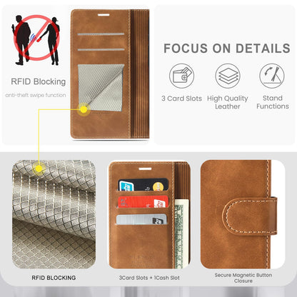 FLIPALM Wallet Case for Samsung Galaxy S26 Ultra 6.9", RFID Blocking Credit Card Holder, PU Leather Folio Flip Kickstand Protective Shockproof Cover for Galaxy S26 Ultra (Grayish-Brown, S26 Ultra)