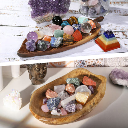 Top Plaza Bulk Clear Quartz Healing Crystals Rough Stones - Large 1" Natural Raw Stones Crystal for Reiki Healing, Wicca, witchcraft, Tumbling, Cabbing, Fountain Rocks, Decoration, Polishing 0.5lb