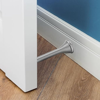 Ravinte Door Stoppers, 36 Pack Satin Nickel Spring Door Stops with Rubber Bumper, Door Stoppers for Bottom of Door