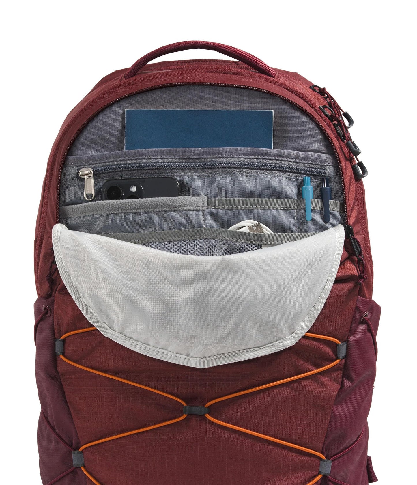 The North Face Borealis Commuter Laptop Backpack - PFAS Free, Sumac/Iron Bronze, One Size