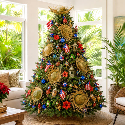 Gejoy Christmas Straw Hat Tree Topper Halloween Tree Topper Decorations, Fall Decoration for Holiday Autumn Festive Home Decoration Indoor Supplies Thanksgiving Country Holiday Accent