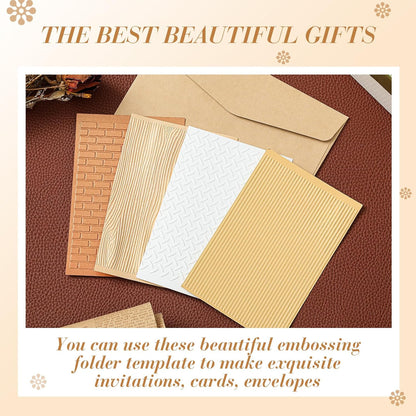 Geiserailie 8 Pieces Embossing Folders Embossing Machine Template Paper Card Heart Folders for Card Making DIY Flower Scrapbook Photo Album Craft Decoration 5.9 x 4.1 Inch(8 Pcs,Vintage Style)