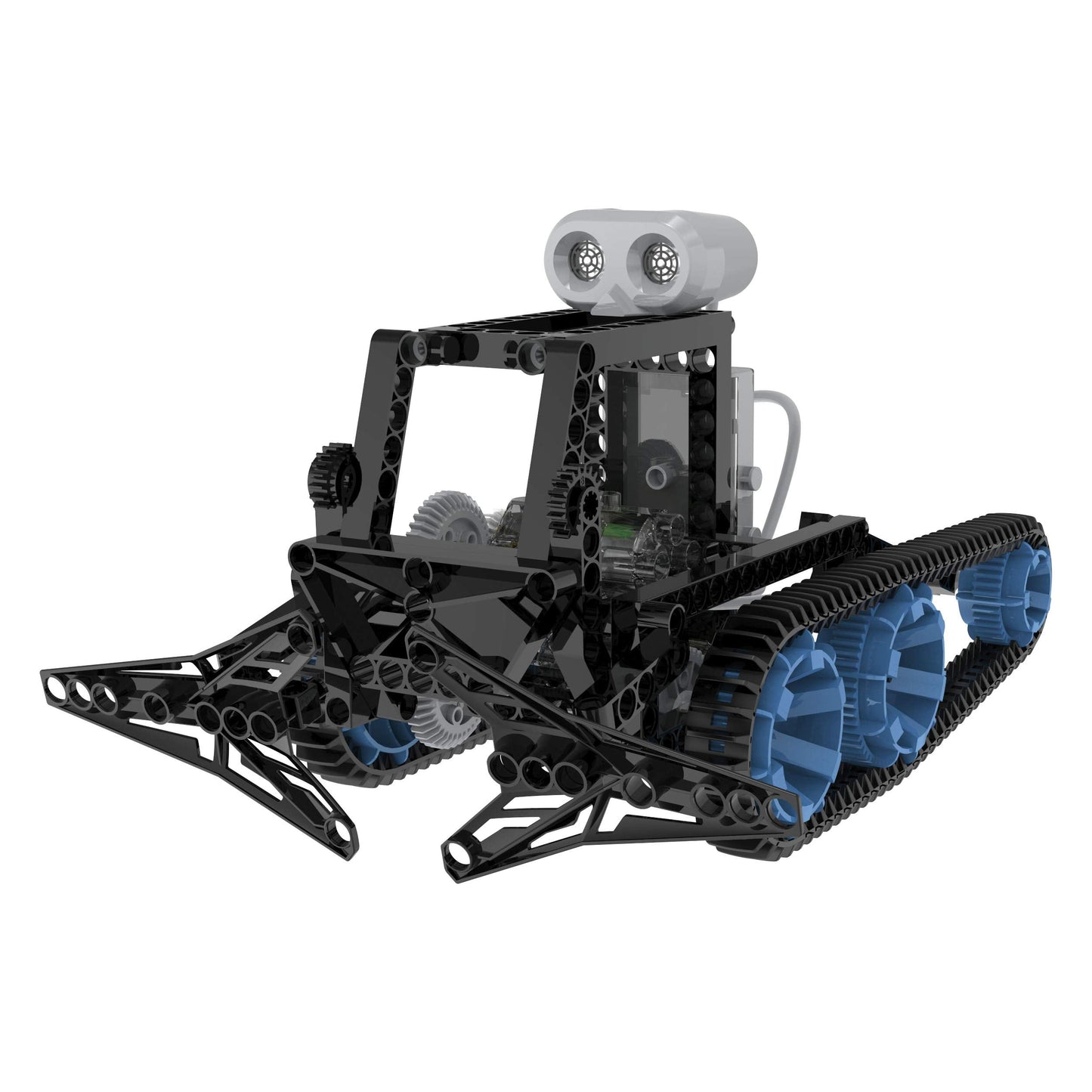 Thames & Kosmos | Robotics Smart Machines: Tracks & Treads | for Kids 8+ | STEM Kit Builds 8 Robots | Color Manual to Help with Assembly | Requires Tablet or Smartphone | Parents' Choice Silver Award