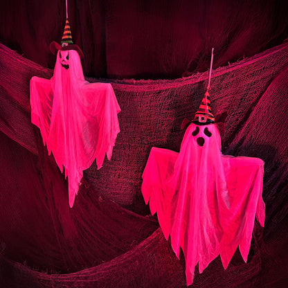 Haunted Hill Farm 26" Hanging Ghosts Halloween Animatronic