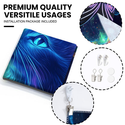 BVBOX Blacklight Tapestry,Animal Tapestry Glow In The Dark,UV Reactive Black Light Upright Posters Wall Hanging for Bedroom Dorm Living Room Backdrop Decor (Spider, 90" L x 70" W)