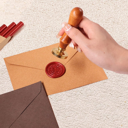SHOWIN Glue Gun Sealing Wax Sticks for Wax Seal Stamp - Metallic Dark Green, Great for Wedding Invitations, Cards Envelopes, Snail Mails, Wine Packages, Christmas Gift Ideas, Pack of 10