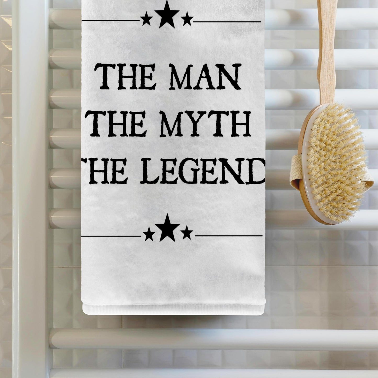 3D Rose TWL_221820_1 Papa The Man The Myth The Legend Towel, 15" x 22"